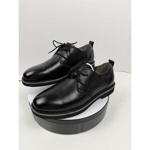 Propet Orthopedic Arch Support Black Leather Oxford Dress Shoes Men's 12 M (D)